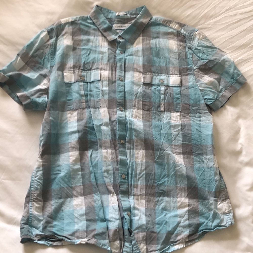 Short sleeve size XL Calvin Klein Flannel